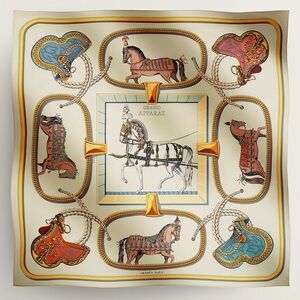 Hermes Grand Apparat Forever Scarf 90